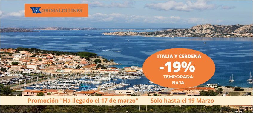Imagen de ¡Ha llegado el 17 de Grimaldi! Disfruta de un 19% de descuento en temporada baja